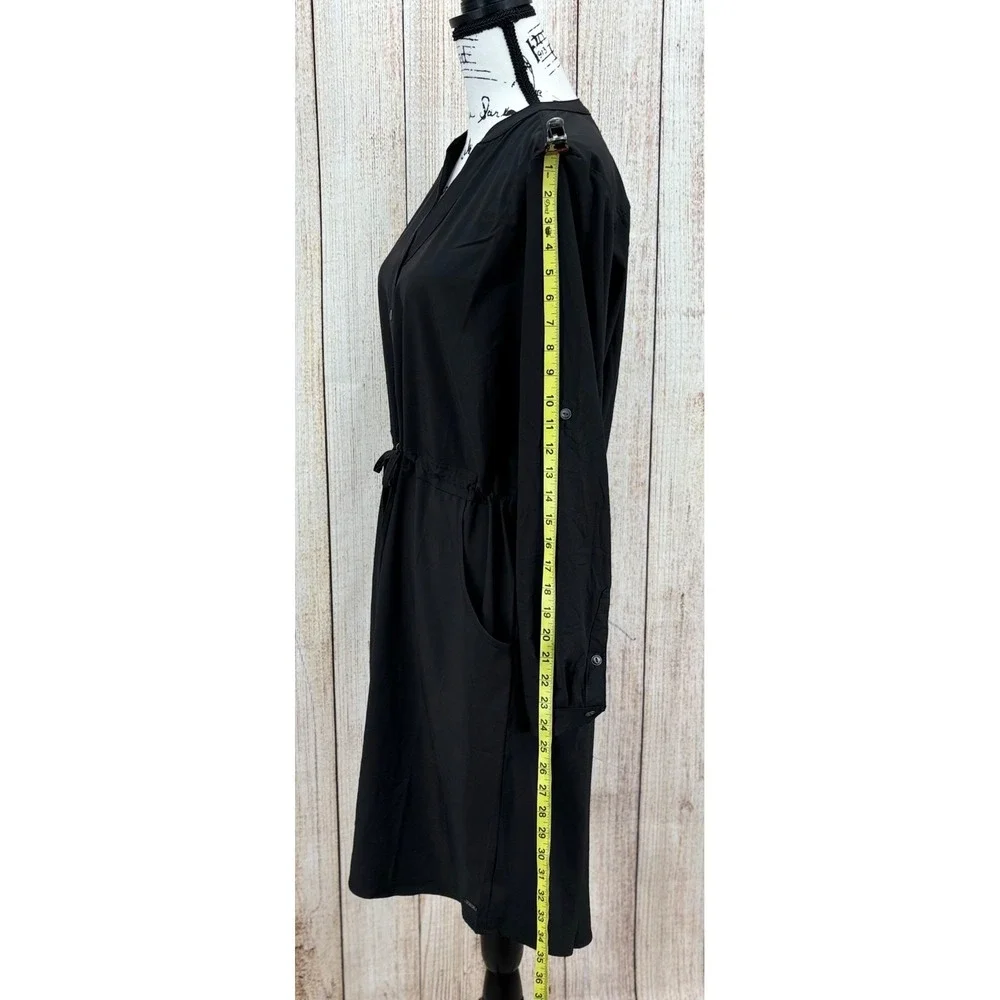 Orvis Pack and Go Dress‎ Black Size Medium M Moisture Wicking Travel Stretch NWT